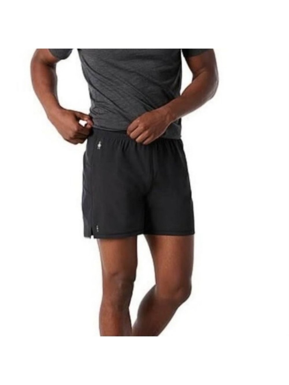 Smartwool Men's PhD Lined 5" Black Performance Running Shorts Size Medium